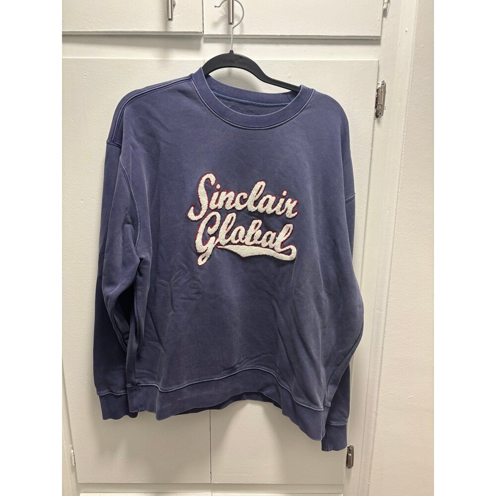 Sinclair Global The Marinade Sweatshirt Blue Cotton Blend Crewneck SMT156
